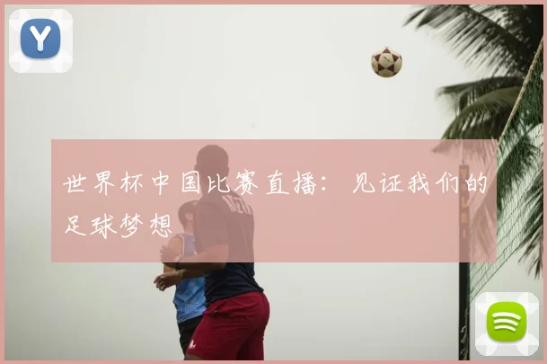 世界杯中国比赛直播:见证我们的足球梦想