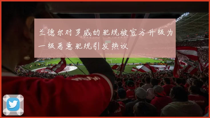 兰德尔对罗威的犯规被官方升级为一级恶意犯规引发热议